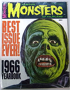 FAMOUS MONSTERS OF FILMLAND 1966 YEARBOOK